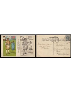 CARTOLINA Dirigibile Militare M.3 - viaggiata - (1914)