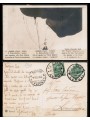 POSTCARD Draken-Ballon Airship - traveled - (1912)