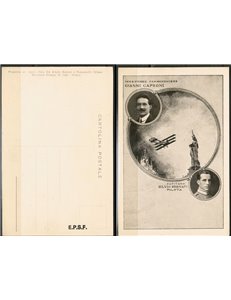 CARTOLINA CAPRONI - RESNATI - Lancio volantini (1918)