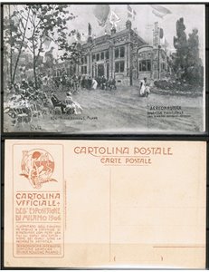 POSTCARD Milan Air Show 1906 - uncirculated -