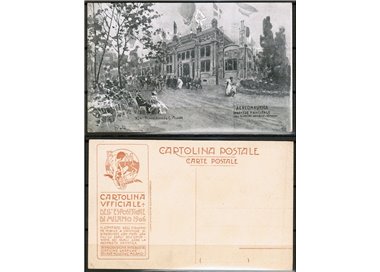 POSTCARD Milan Air Show 1906 - uncirculated -