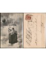 POSTCARD Airship - traveled - (1903)