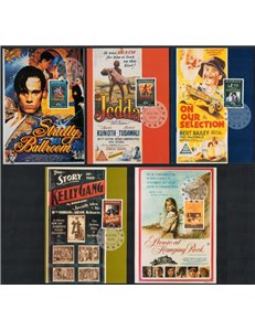 AUSTRALIA 1995 Centenario del cinema 5 Maxi Cards