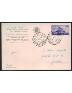 ITALIA 1951 Cartolina Ara Pacis