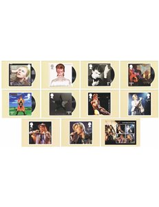 GREAT BRITAIN 2017 David Bowie (11 new postcards)