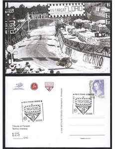 ITALY 2017 Postcard 19th Targa Florio Motorcycle Race