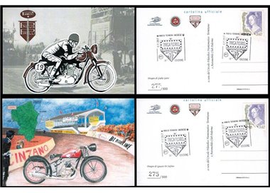ITALY 2017 Official Postcards 19th Targa Florio Motorcycle Race