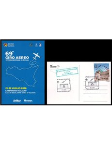 ITALY 2018 Postcard 69th International Air Tour of Sicily