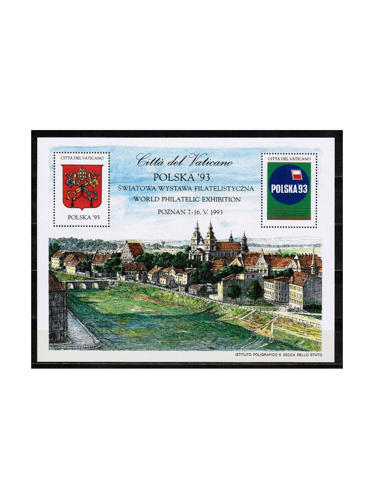 VATICAN 1993 Polska 93, philatelic exhibition