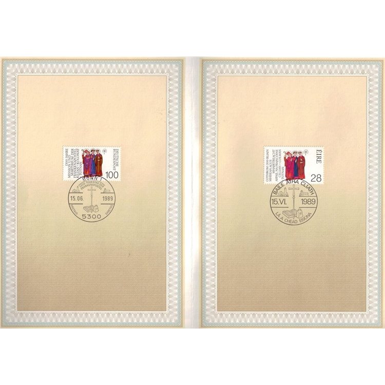 GERMANIA BRD 1989 ETB Apostoli Kilian, Kolonat e Totnan Mi 1424