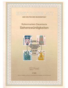 GERMANY FRG 1989 ETB Famous monuments Mi 1398/01