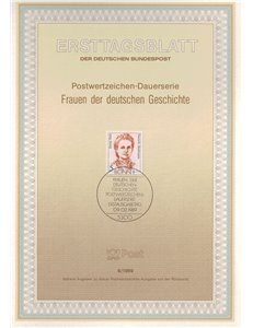 GERMANY FRG 1989 ETB Famous women Mi 1405