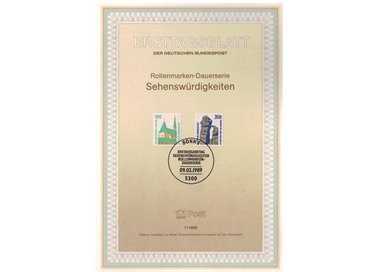 GERMANIA BRD 1989 ETB Monumenti celebri Mi 1406/07