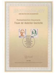 GERMANIA BRD 1989 ETB Donne celebri Mi 1432/33