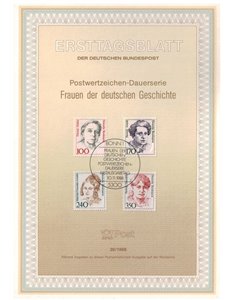 GERMANY FRG 1988 ETB Famous Women Mi 1390/93