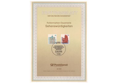 GERMANY BRD 1990 ETB Famous monuments Mi 1468/69