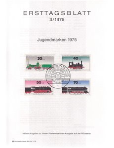 BERLIN 1975 ETB Pro Youth Mi 488/91