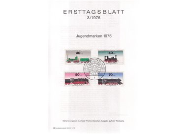 BERLIN 1975 ETB Pro Youth Mi 488/91