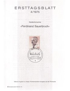 BERLIN 1975 ETB Ferdinand Sauerbruch Mi 492