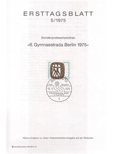 BERLINO 1975 ETB Torneo di ginnastica Mi 493