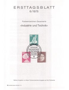 BERLINO 1975 ETB Industria e tecnica Mi 498/99+502