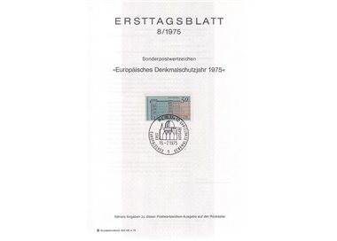 BERLINO 1975 ETB Anno del Patrimonio Architettonico Mi 508