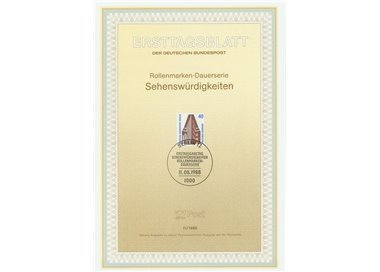 BERLIN 1988 ETB Famous Monuments Mi 816