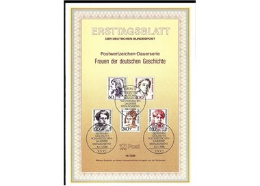 BERLINO 1988 ETB Donne celebri Mi 824/28