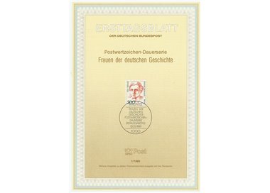 BERLIN 1989 ETB Famous Women Mi 830