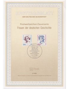 BERLINO 1989 ETB Donne celebri Mi 844/45