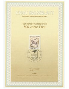 BERLIN 1990 ETB First Postal Connection Mi 860