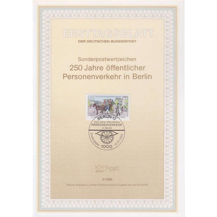 BERLINO 1990 ETB Trasporto pubblico Mi 861