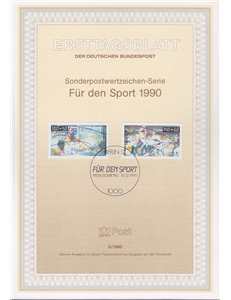 BERLIN 1990 ETB Pro association for sports aid Mi 864/65