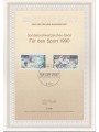 BERLIN 1990 ETB Pro association for sports aid Mi 864/65