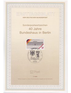 BERLINO 1990 ETB Municipio di Berlino Mi 867