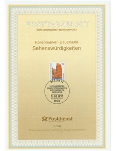 BERLINO 1990 ETB Monumenti celebri Mi 874