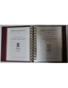 BERLINO 1980-85 Annate complete ETB montati su album Lindner