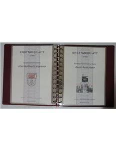 BERLINO 1980-85 Annate complete ETB montati su album Lindner
