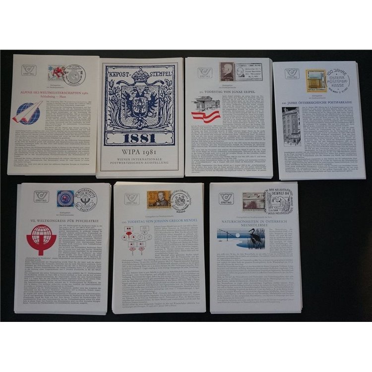 GERMANY FRG 1981-83 Complete years ETB mounted in Lindner album
