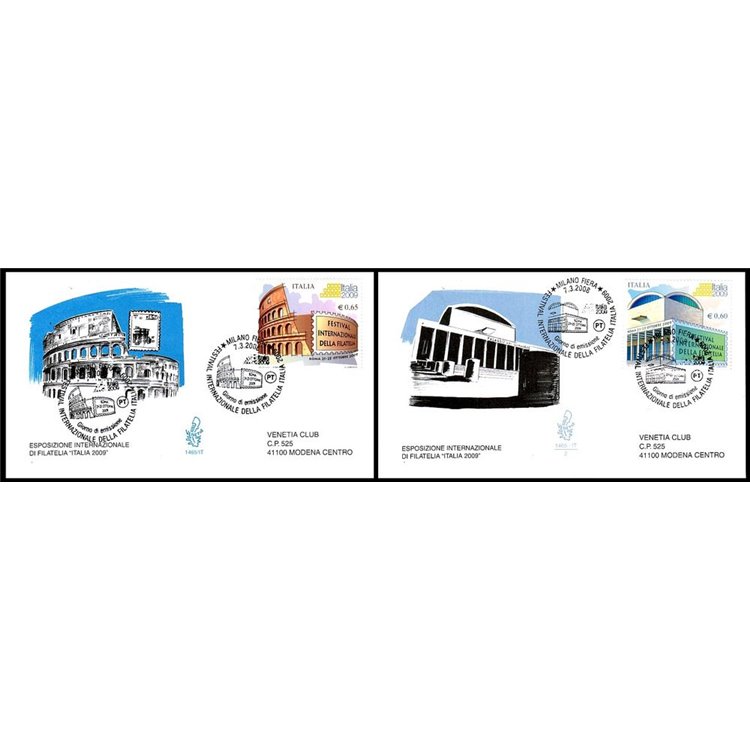 ITALIA REPUBBLICA 2008 FDC (Venetia) Expo filatelia ord