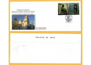 FDC EL SALVADOR 2012 SAN GIOVANNI BATTISTA