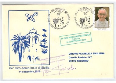 ITALY 2013 Envelope 64th International Air Race of Sicily