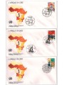 FDC ONU 1986 L'africa in crisi 3v