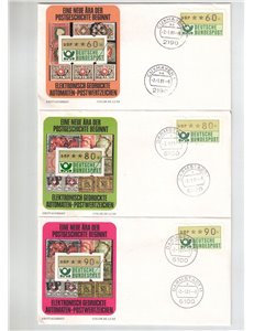 GERMANIA BRD 1981 FDC Serie completa automatici