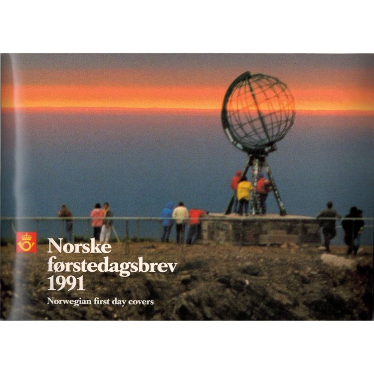 NORWAY 1991 Complete year FDC 10 envelopes