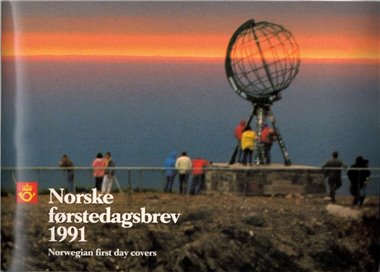 NORVEGIA 1991 Annata completa FDC 10 buste