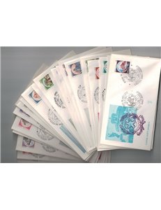 ITALIA 1980 FDC (Ala) Castelli 27 Buste Ala