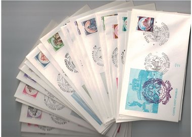 ITALIA 1980 FDC (Ala) Castelli 27 Buste Ala