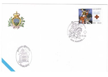 FDC SAN MARINO 1999 San Marino Red Cross 1 Envelope nv