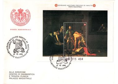 FDC SMOM 1992 San Giovanni Battista BF
